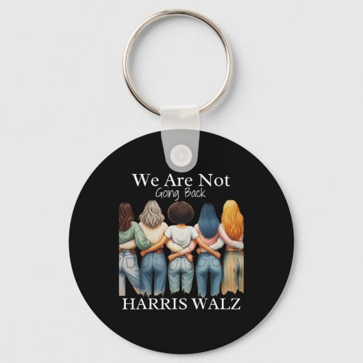 Kamala Haris Waltz 2024 Mevrouw de Voorzitter Wij  Sleutelhanger (Voorkant)