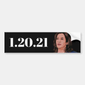 KAMALA HARRIS: 1.20.21 BUMPERSTICKER (Voorkant)
