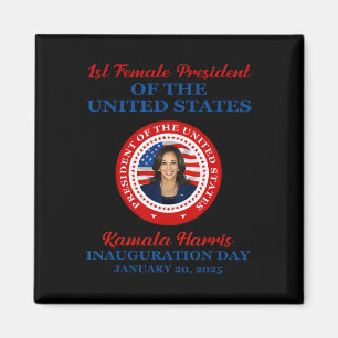 Kamala Harris 1e Vrouw President Inauguratie Pa Magneet