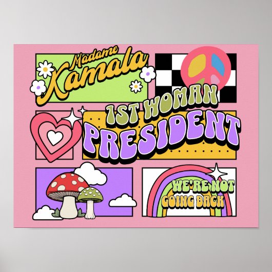 Kamala Harris 1e vrouw President Inauguratie Poster (Voorkant)