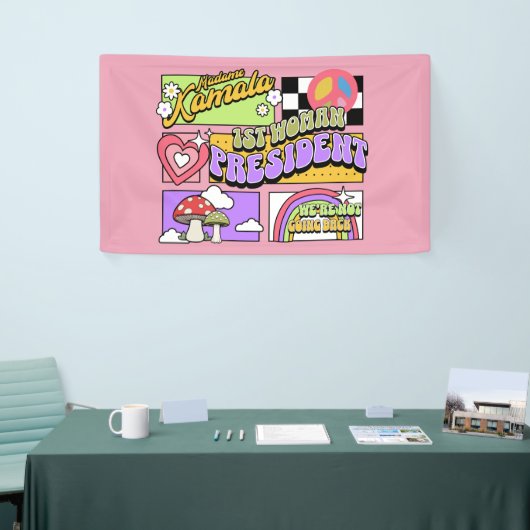 Kamala Harris 1e vrouw President Inauguratie Spandoek (Beurs)