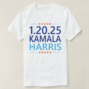 Kamala Harris 1e vrouwelijke president 1.20.25 T-shirt