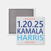 Kamala Harris 1st Woman President 1.20.25 Magneet (Voorkant / Achterkant)