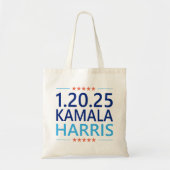 Kamala Harris 1st Woman President 1.20.25 Tote Bag (Voorkant)