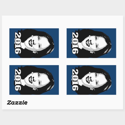 KAMALA HARRIS 2016 Kandidaat Rechthoekige Sticker (Vel)