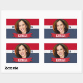 KAMALA HARRIS 2016 RECHTHOEKIGE STICKER (Vel)