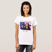 Kamala Harris 2020 AKA Sorors for Kamala T-shirt (Voorkant volledig)