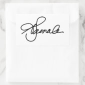 Kamala Harris 2020 Autograaf Rechthoekige Sticker (Tas)
