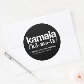 Kamala Harris 2020 Classic Round Sticker (Envelop)