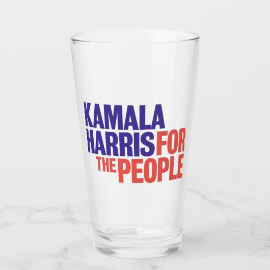 Kamala Harris 2020 Kamala voor President Glas (Voorkant)