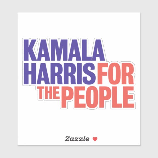 Kamala Harris 2020 Kamala voor President Sticker (Vel)