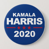 Kamala Harris 2020 - Sticker blue - Ronde Button 4,0 Cm (Voorkant)