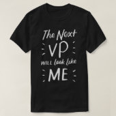 Kamala Harris 2020 Verkiezing Het net VP zal L T-shirt (Design voorkant)