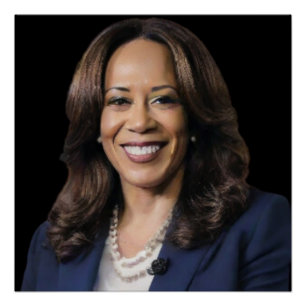Kamala Harris 2024 1st Indian Black Melanin Sista Perfect Poster