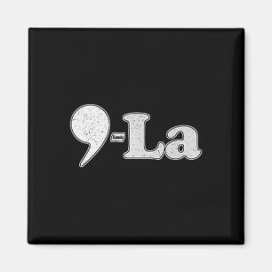 Kamala Harris 2024 47 Comma + LA voor President Magneet