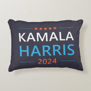Kamala Harris 2024 als President Accent Kussen