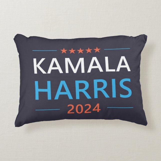 Kamala Harris 2024 als President Accent Kussen (Voorkant)
