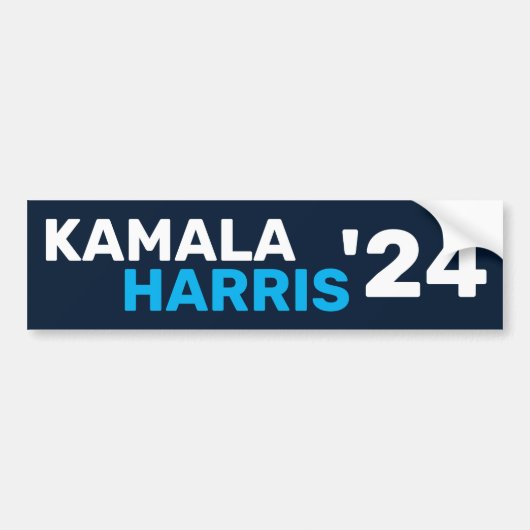 Kamala Harris 2024 als President Bumpersticker (Voorkant)
