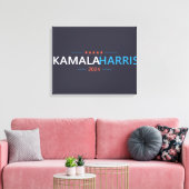 Kamala Harris 2024 als President Canvas Afdruk (Insitu (Woonkamer))