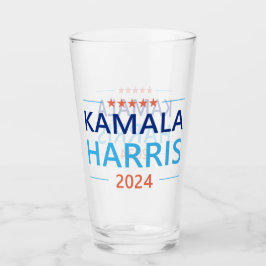 Kamala Harris 2024 als President Glas