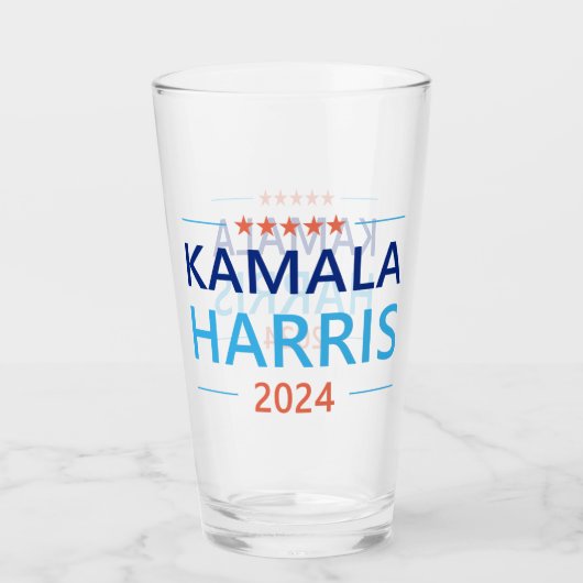 Kamala Harris 2024 als President Glas (Voorkant)