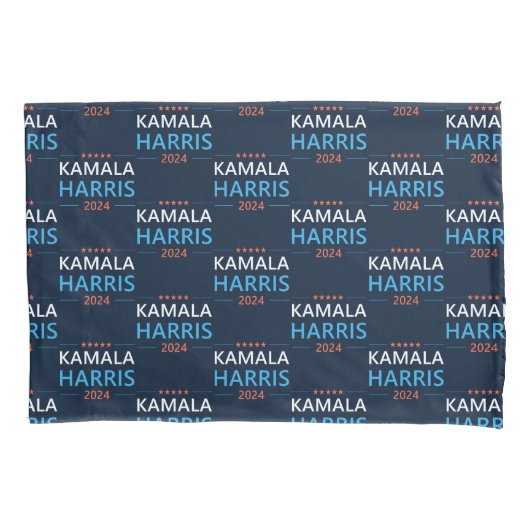 Kamala Harris 2024 als President Kussensloop (Voorkant)
