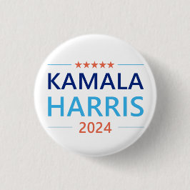 Kamala Harris 2024 als President Ronde Button 3,2 Cm