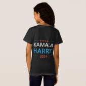 Kamala Harris 2024 als President T-shirt (Achterkant volledig)