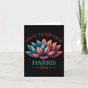 Kamala Harris 2024 Amerikaanse Lotus Kaart
