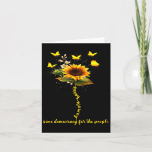 Kamala Harris 2024 Bewaar democratie voor het volk Kaart