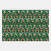 Kamala Harris 2024 Blue Christmas Inpakpapier Vel (Voorkant 3)