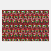 Kamala Harris 2024 Blue Christmas Inpakpapier Vel (Voorkant 2)