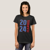 Kamala Harris 2024 Bold Campaign Verkiezingsontwer T-shirt (Voorkant volledig)