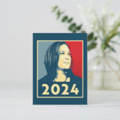 Kamala Harris 2024 Briefkaart (Staand voorkant)