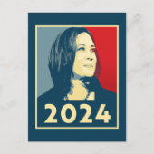 Kamala Harris 2024 Briefkaart (Voorkant)