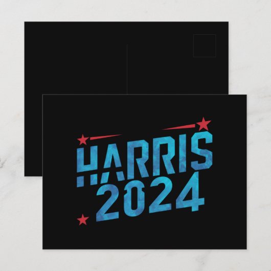 Kamala Harris 2024 Briefkaart (Voorkant / Achterkant)
