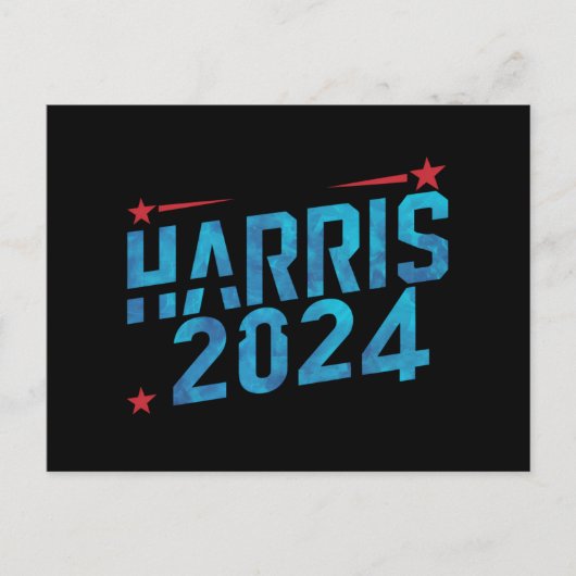  Kamala Harris 2024 Briefkaart (Voorkant)