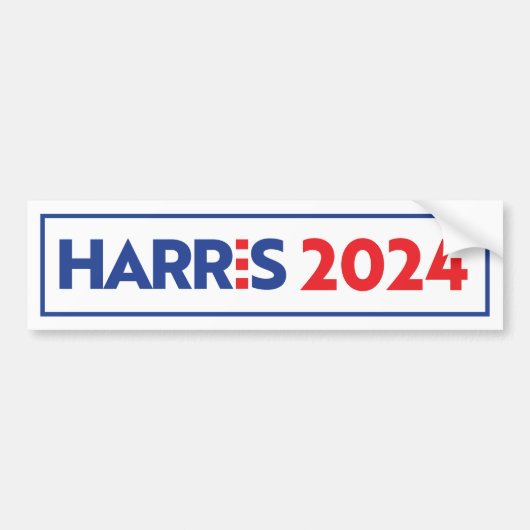 Kamala Harris 2024 Bumpersticker (Voorkant)