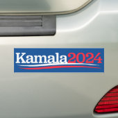 Kamala Harris 2024 Bumpersticker (Op auto)