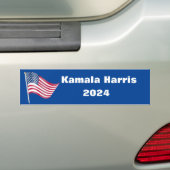 Kamala Harris 2024 Bumpersticker (Op auto)