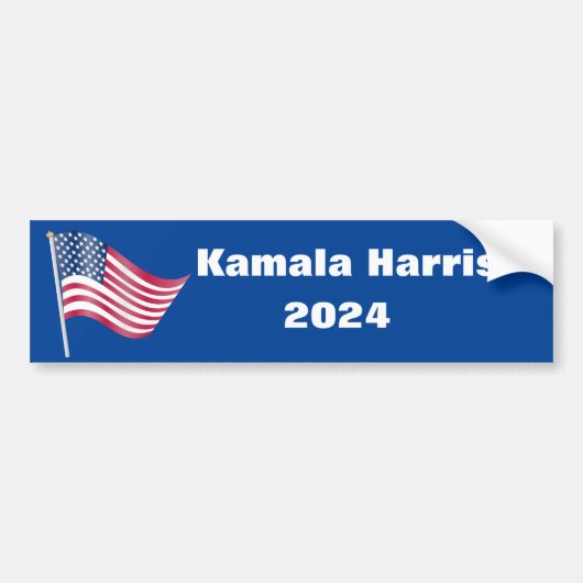 Kamala Harris 2024 Bumpersticker (Voorkant)