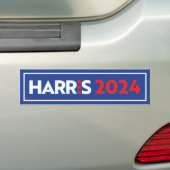 Kamala Harris 2024 Bumpersticker (Op auto)