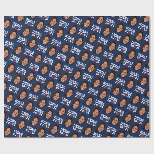 Kamala Harris 2024 Cadeaupapier (Vlak)