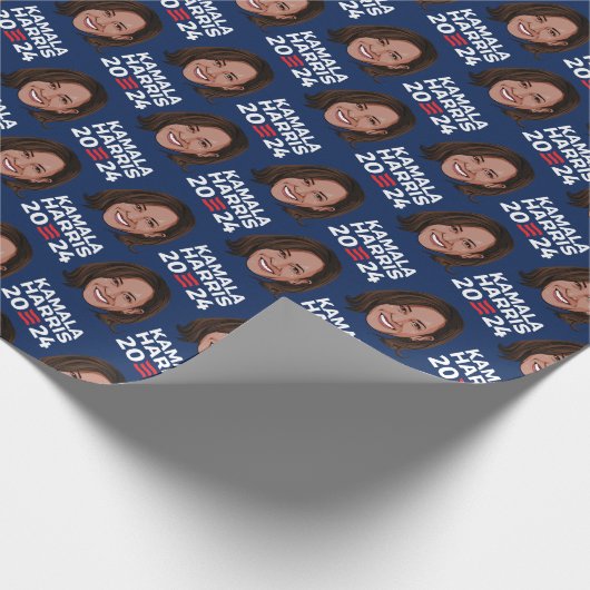 Kamala Harris 2024 Cadeaupapier (Hoek)