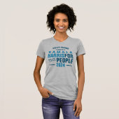 Kamala Harris 2024 Campagne Feminist T-shirt (Voorkant volledig)
