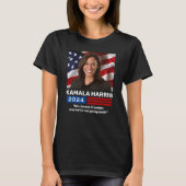 Kamala Harris 2024 campagne Kies vrijheid T-shirt (Voorkant)