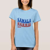Kamala Harris 2024 Campagne Retro Ontwerp T-shirt (Voorkant)
