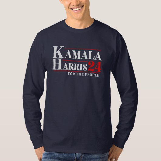 Kamala Harris 2024 campagne T-shirt (Voorkant)