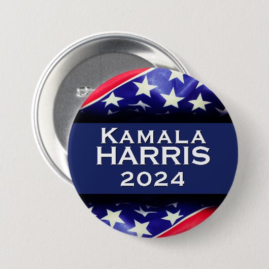 Kamala HARRIS 2024 Campaign Button (Voorkant /achterkant)