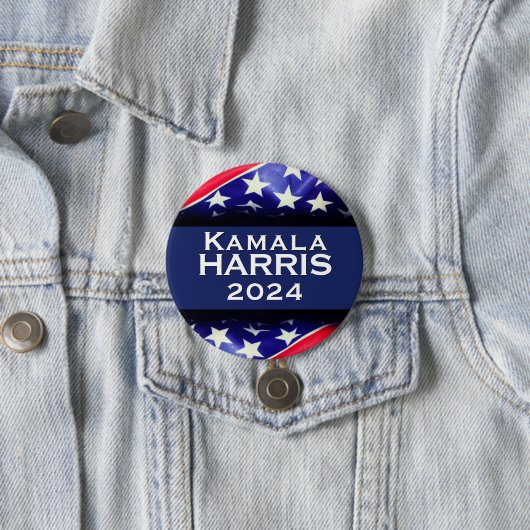 Kamala HARRIS 2024 Campaign Button (In situ)